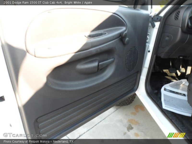 Bright White / Agate 2001 Dodge Ram 1500 ST Club Cab 4x4