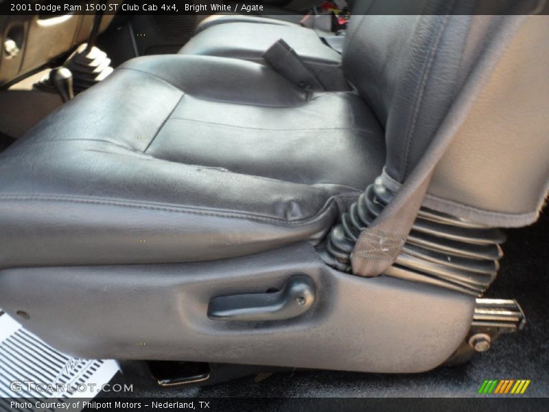 Bright White / Agate 2001 Dodge Ram 1500 ST Club Cab 4x4