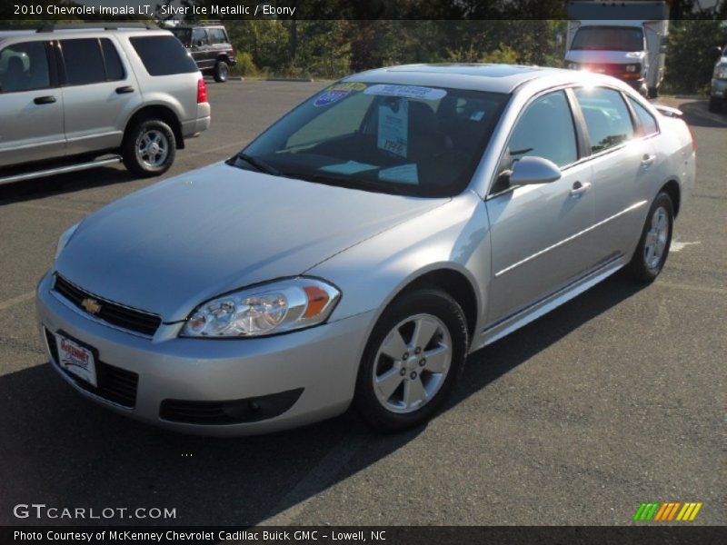 Silver Ice Metallic / Ebony 2010 Chevrolet Impala LT