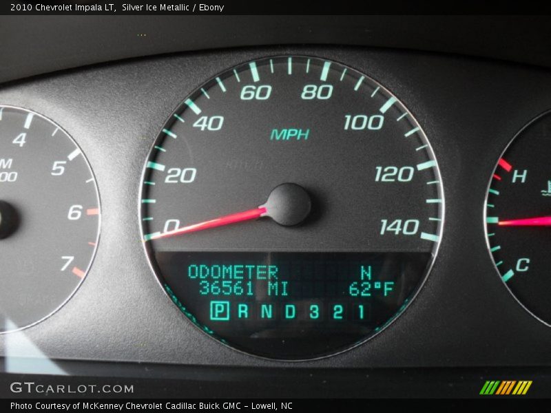 Silver Ice Metallic / Ebony 2010 Chevrolet Impala LT