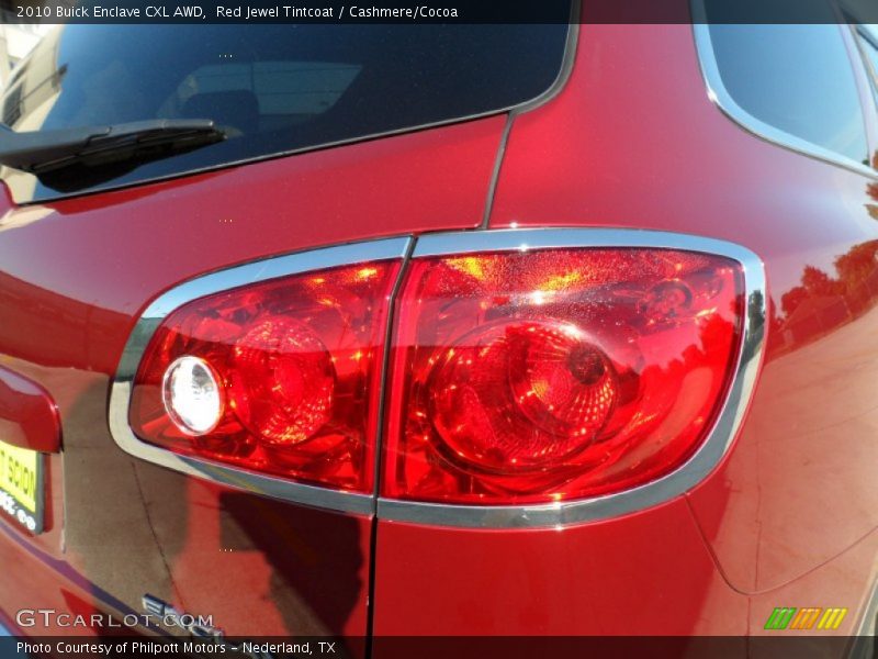 Red Jewel Tintcoat / Cashmere/Cocoa 2010 Buick Enclave CXL AWD