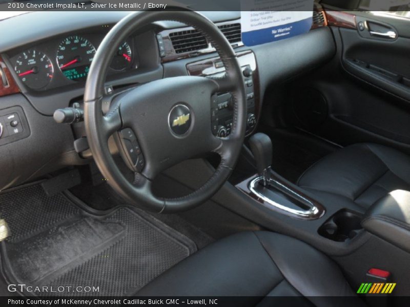 Silver Ice Metallic / Ebony 2010 Chevrolet Impala LT