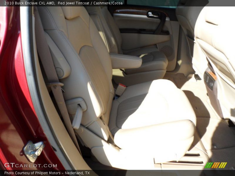 Red Jewel Tintcoat / Cashmere/Cocoa 2010 Buick Enclave CXL AWD