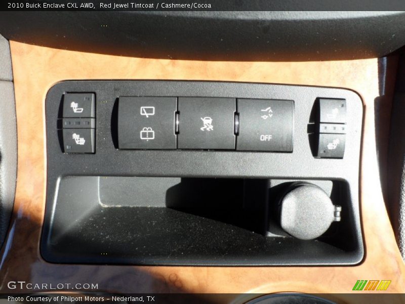 Red Jewel Tintcoat / Cashmere/Cocoa 2010 Buick Enclave CXL AWD