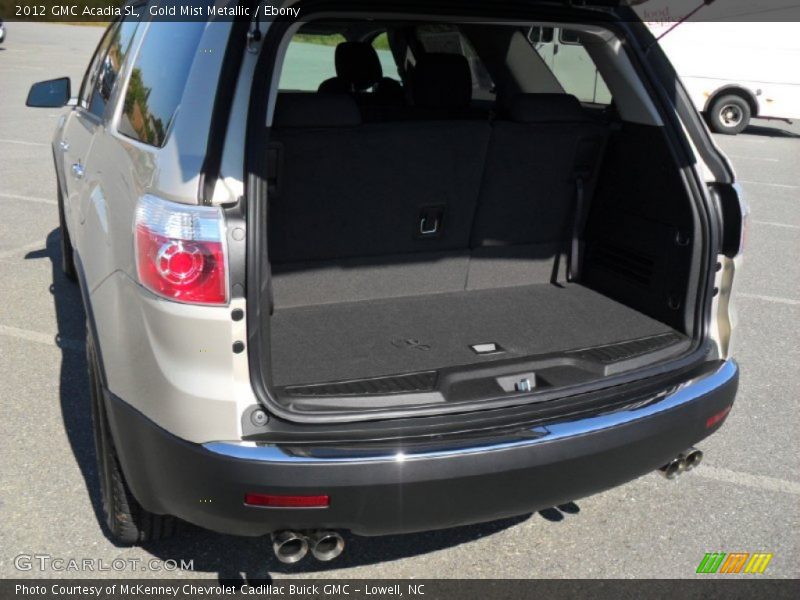 Gold Mist Metallic / Ebony 2012 GMC Acadia SL