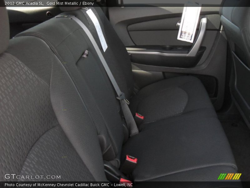 Gold Mist Metallic / Ebony 2012 GMC Acadia SL