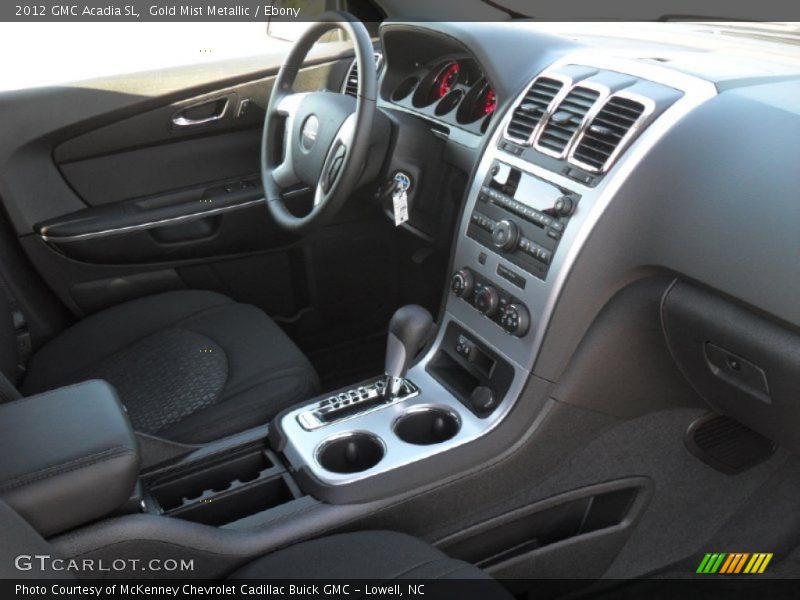 Gold Mist Metallic / Ebony 2012 GMC Acadia SL