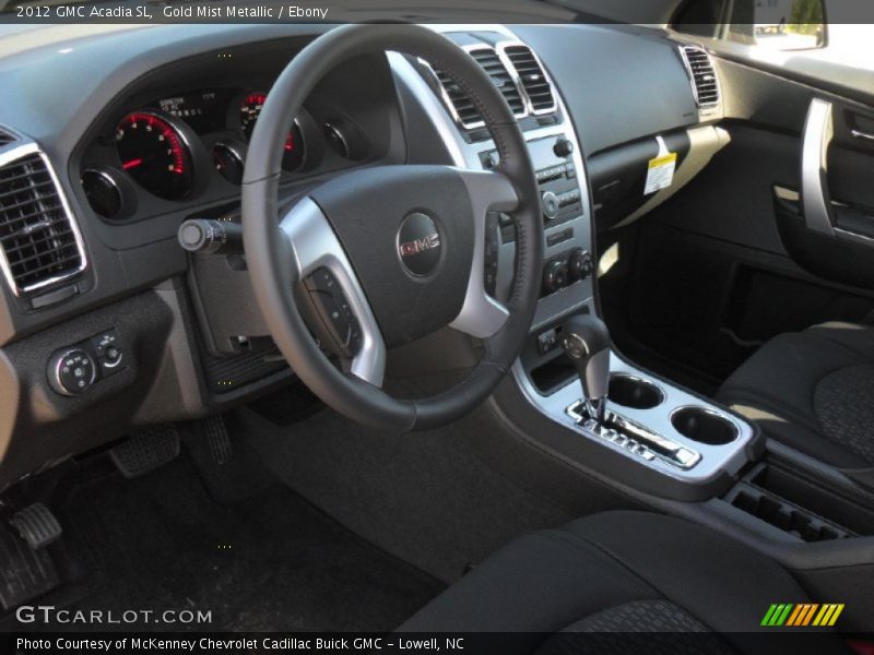  2012 Acadia SL Ebony Interior