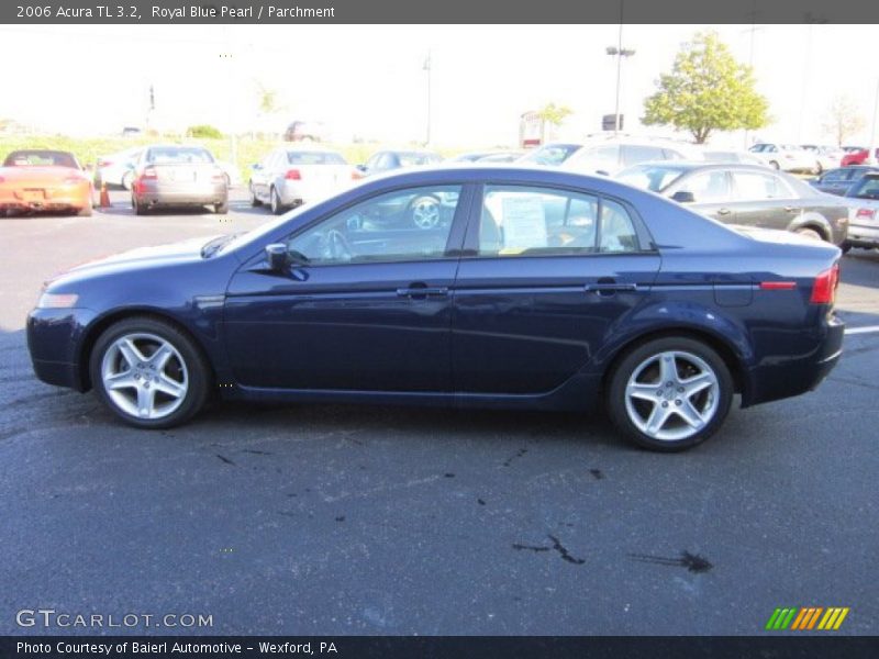 Royal Blue Pearl / Parchment 2006 Acura TL 3.2