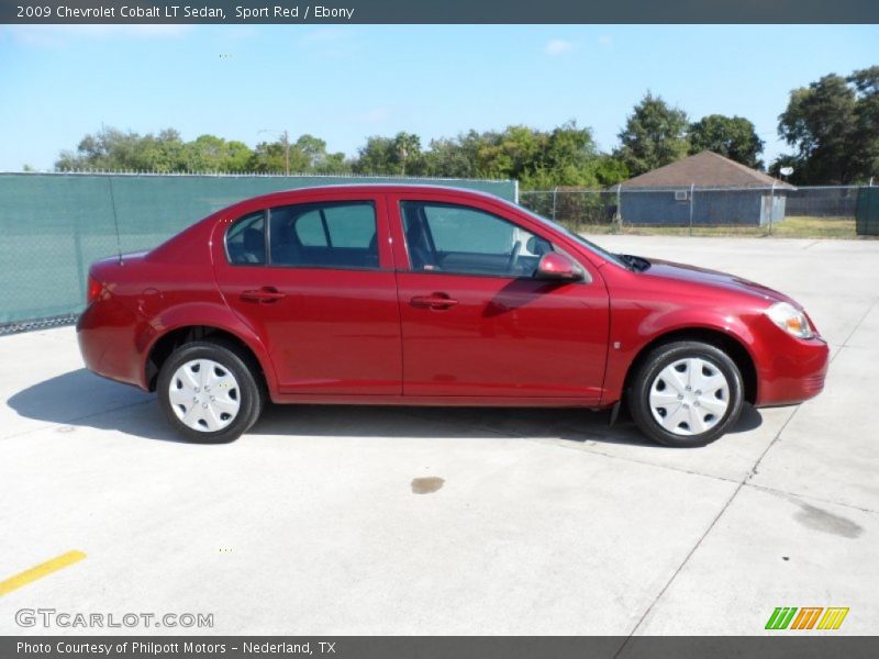 Sport Red / Ebony 2009 Chevrolet Cobalt LT Sedan