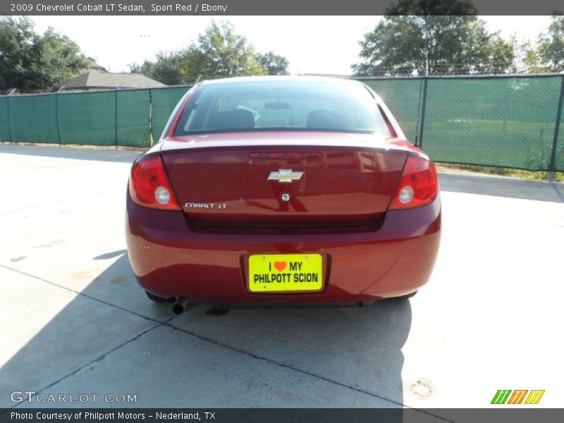 Sport Red / Ebony 2009 Chevrolet Cobalt LT Sedan