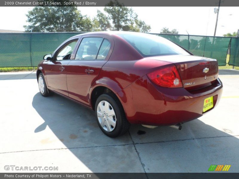 Sport Red / Ebony 2009 Chevrolet Cobalt LT Sedan