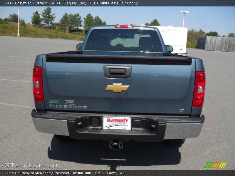 Blue Granite Metallic / Ebony 2012 Chevrolet Silverado 1500 LT Regular Cab