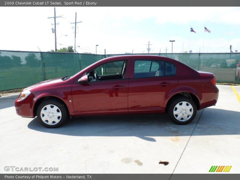 Sport Red / Ebony 2009 Chevrolet Cobalt LT Sedan