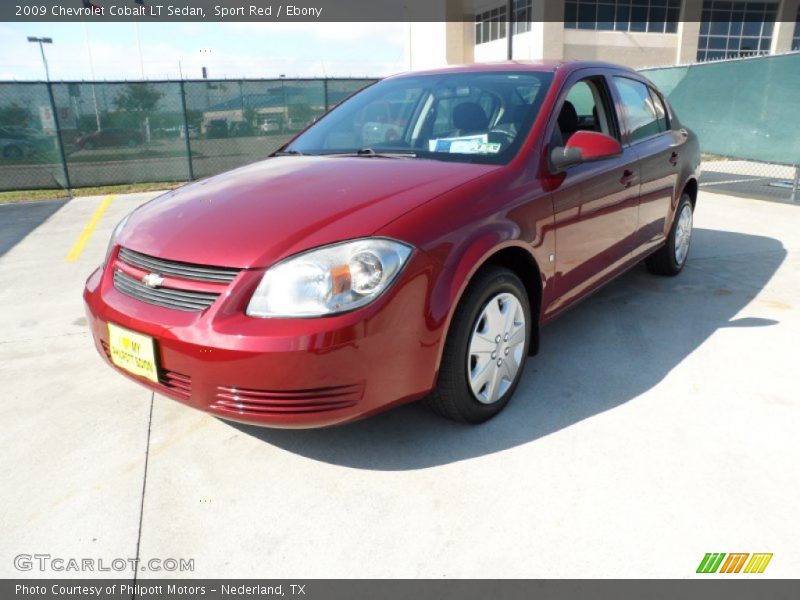 Sport Red / Ebony 2009 Chevrolet Cobalt LT Sedan