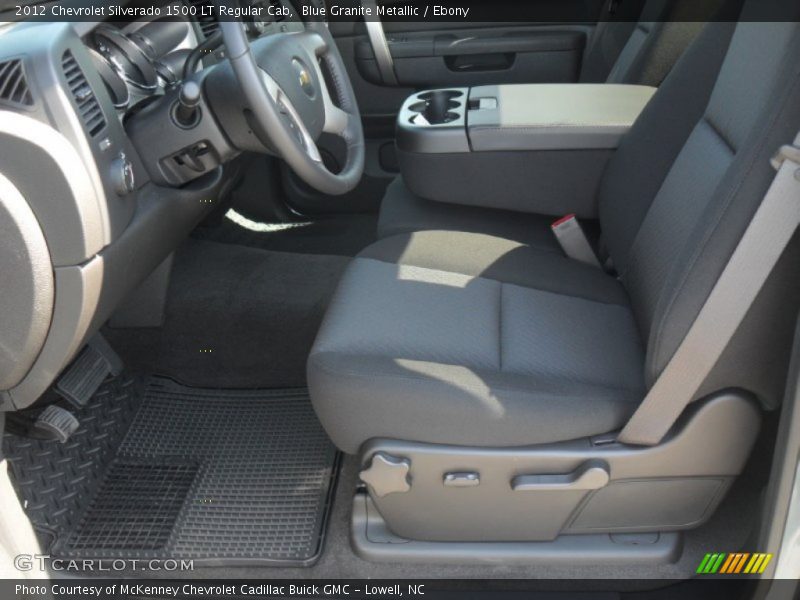 Blue Granite Metallic / Ebony 2012 Chevrolet Silverado 1500 LT Regular Cab