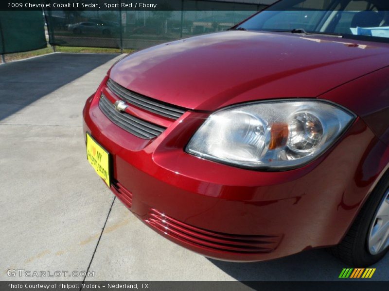 Sport Red / Ebony 2009 Chevrolet Cobalt LT Sedan