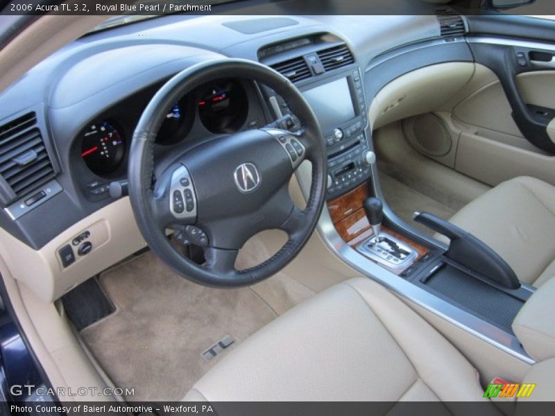 Royal Blue Pearl / Parchment 2006 Acura TL 3.2