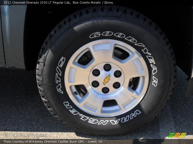 Blue Granite Metallic / Ebony 2012 Chevrolet Silverado 1500 LT Regular Cab