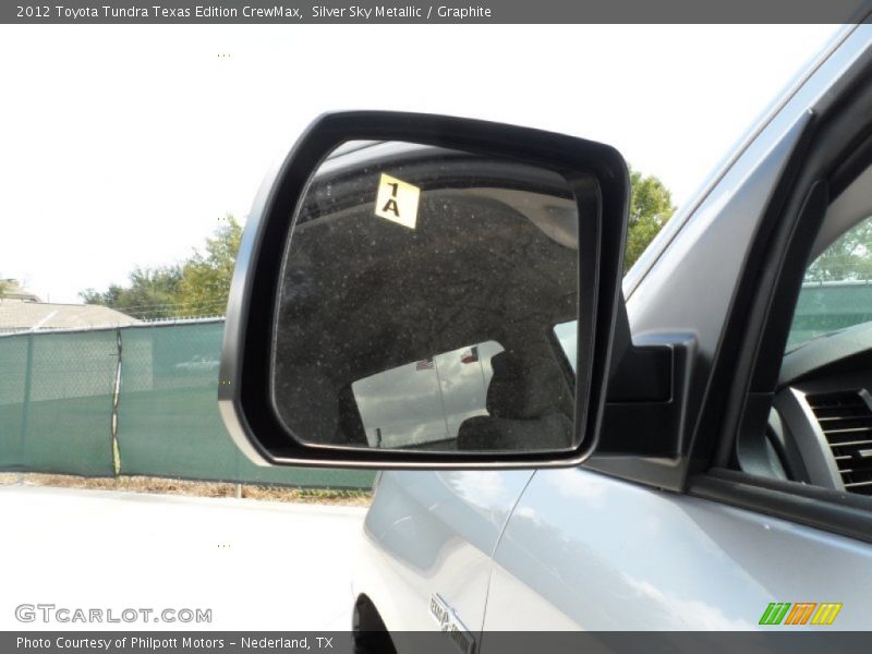 Silver Sky Metallic / Graphite 2012 Toyota Tundra Texas Edition CrewMax