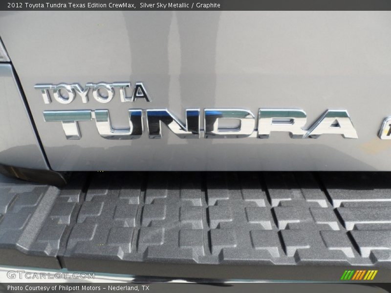 Silver Sky Metallic / Graphite 2012 Toyota Tundra Texas Edition CrewMax