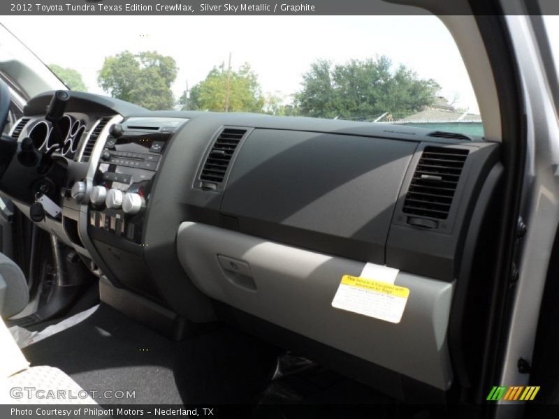 Silver Sky Metallic / Graphite 2012 Toyota Tundra Texas Edition CrewMax