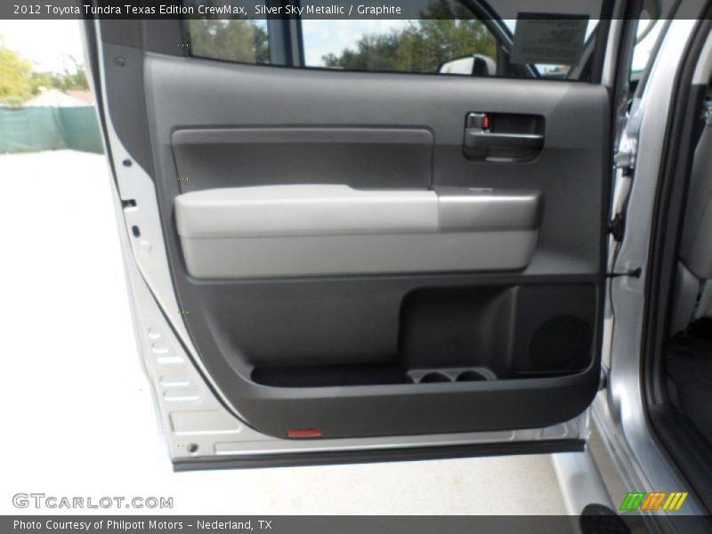 Silver Sky Metallic / Graphite 2012 Toyota Tundra Texas Edition CrewMax