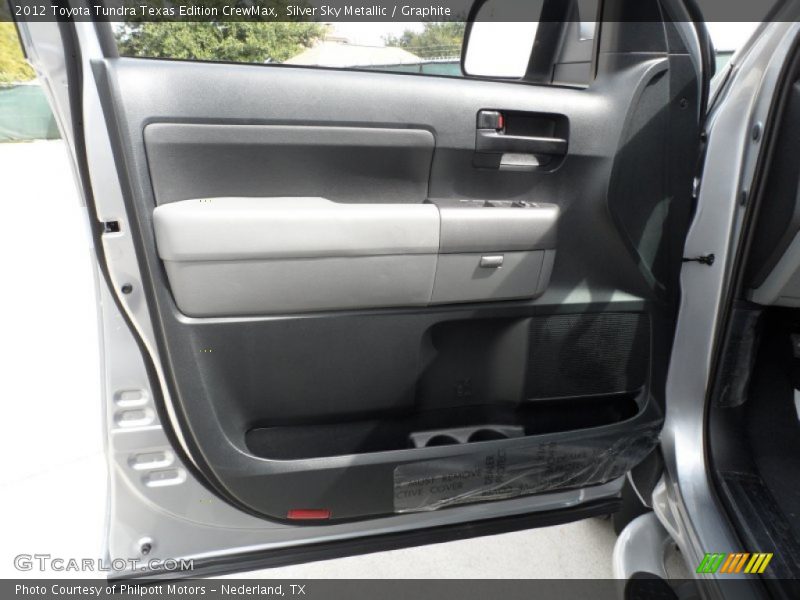 Silver Sky Metallic / Graphite 2012 Toyota Tundra Texas Edition CrewMax