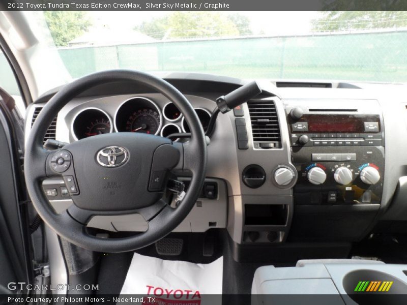 Dashboard of 2012 Tundra Texas Edition CrewMax