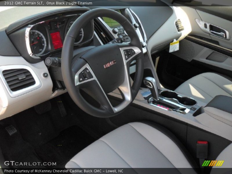 Light Titanium Interior - 2012 Terrain SLT 