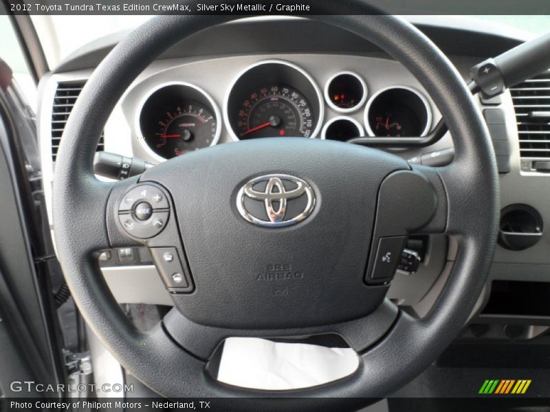  2012 Tundra Texas Edition CrewMax Steering Wheel