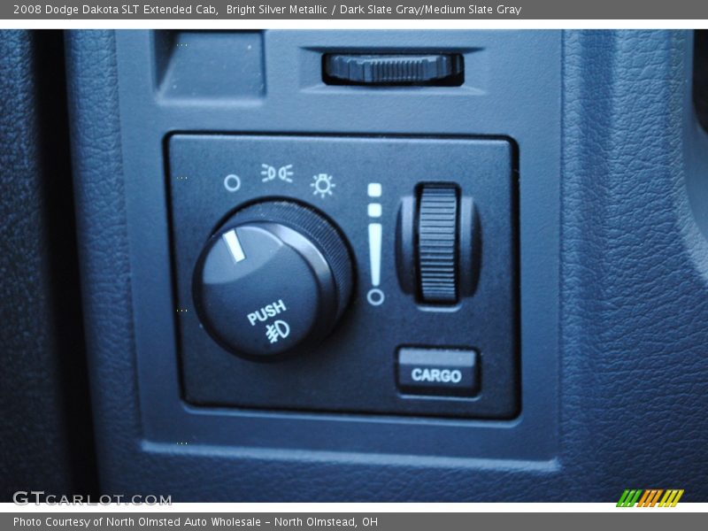 Bright Silver Metallic / Dark Slate Gray/Medium Slate Gray 2008 Dodge Dakota SLT Extended Cab