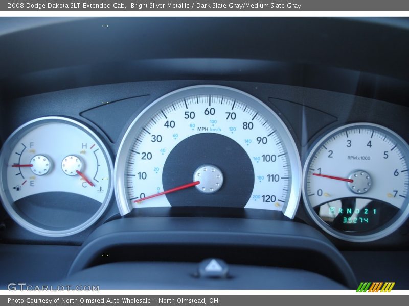  2008 Dakota SLT Extended Cab SLT Extended Cab Gauges