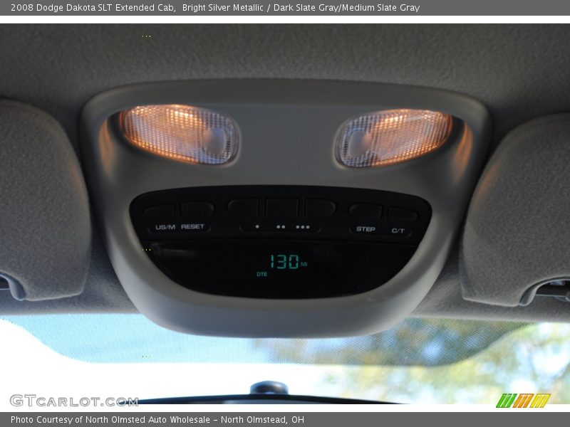 Bright Silver Metallic / Dark Slate Gray/Medium Slate Gray 2008 Dodge Dakota SLT Extended Cab