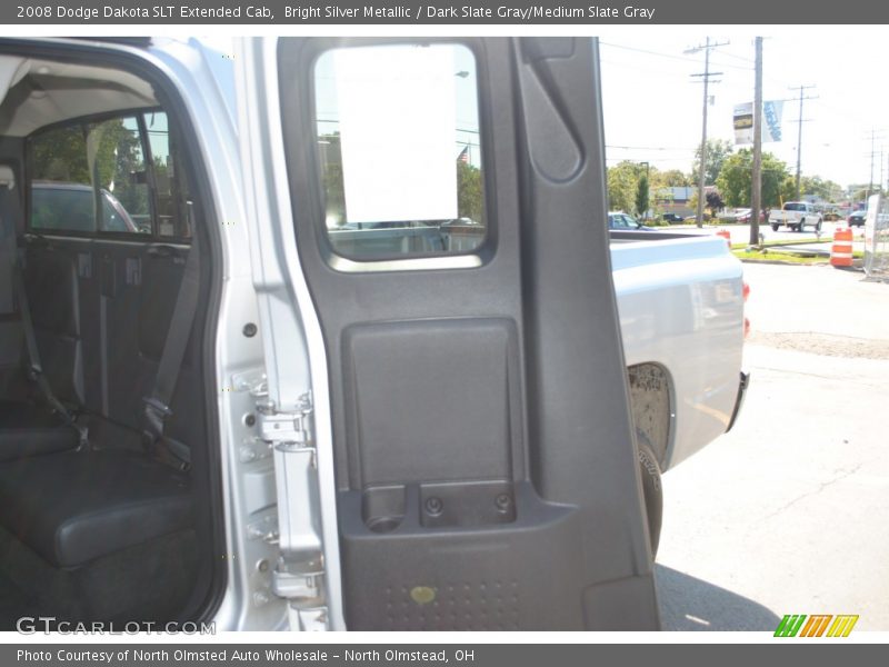 Bright Silver Metallic / Dark Slate Gray/Medium Slate Gray 2008 Dodge Dakota SLT Extended Cab
