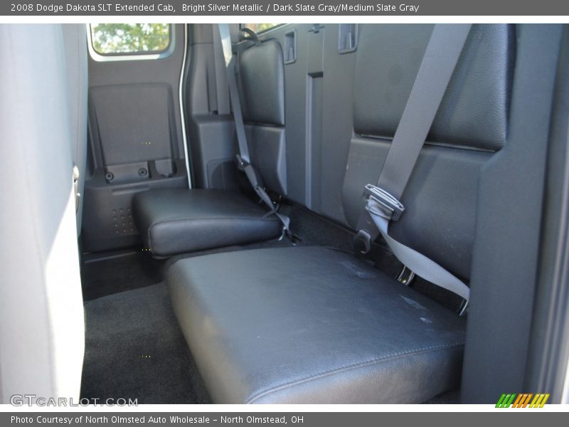 Bright Silver Metallic / Dark Slate Gray/Medium Slate Gray 2008 Dodge Dakota SLT Extended Cab