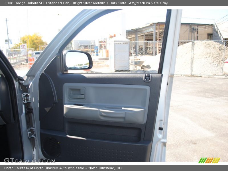 Bright Silver Metallic / Dark Slate Gray/Medium Slate Gray 2008 Dodge Dakota SLT Extended Cab
