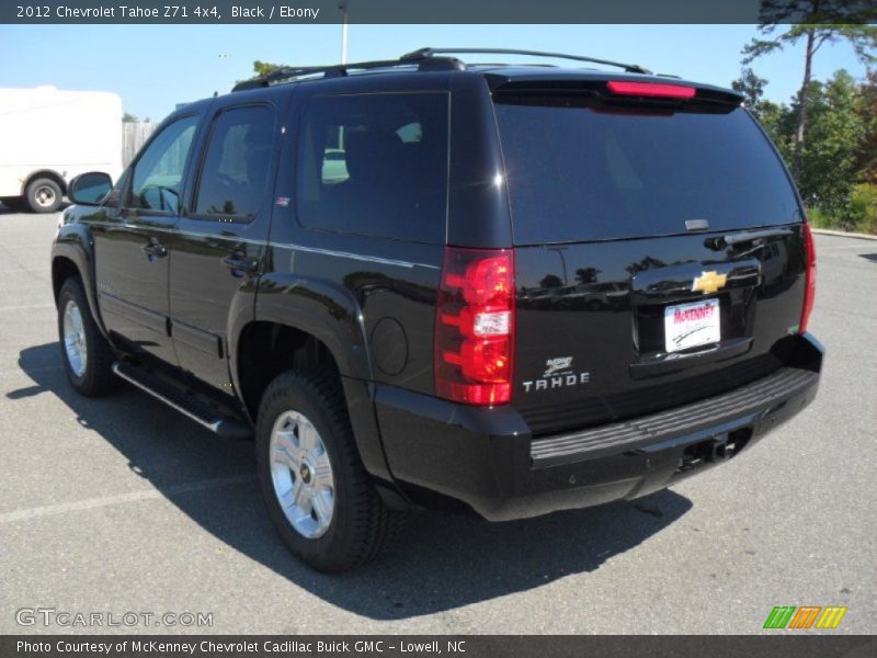 Black / Ebony 2012 Chevrolet Tahoe Z71 4x4