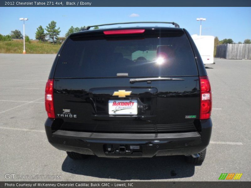 Black / Ebony 2012 Chevrolet Tahoe Z71 4x4