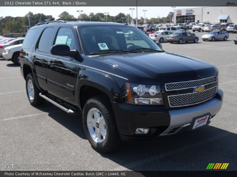 Black / Ebony 2012 Chevrolet Tahoe Z71 4x4