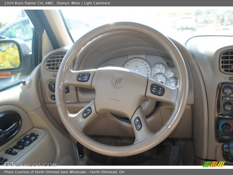 Olympic White / Light Cashmere 2004 Buick Rainier CXL AWD