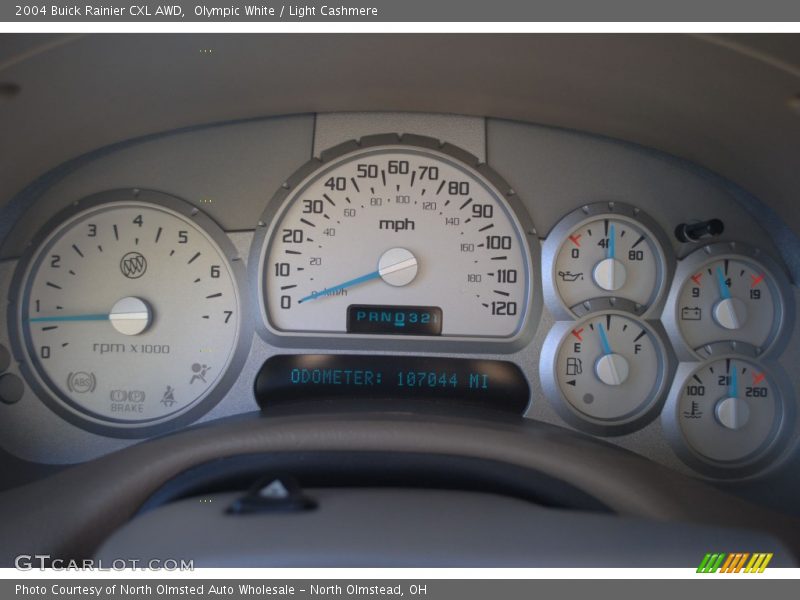 Olympic White / Light Cashmere 2004 Buick Rainier CXL AWD