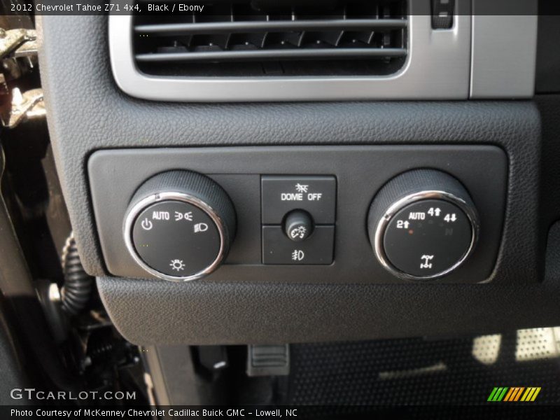 Controls of 2012 Tahoe Z71 4x4