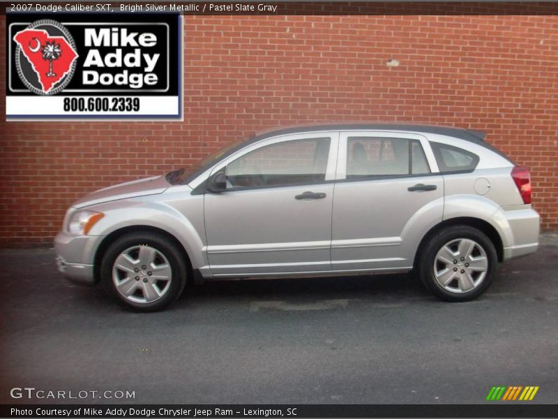 Bright Silver Metallic / Pastel Slate Gray 2007 Dodge Caliber SXT