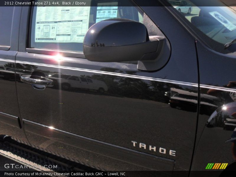 Black / Ebony 2012 Chevrolet Tahoe Z71 4x4