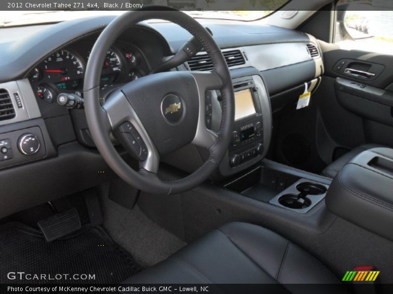 Ebony Interior - 2012 Tahoe Z71 4x4 