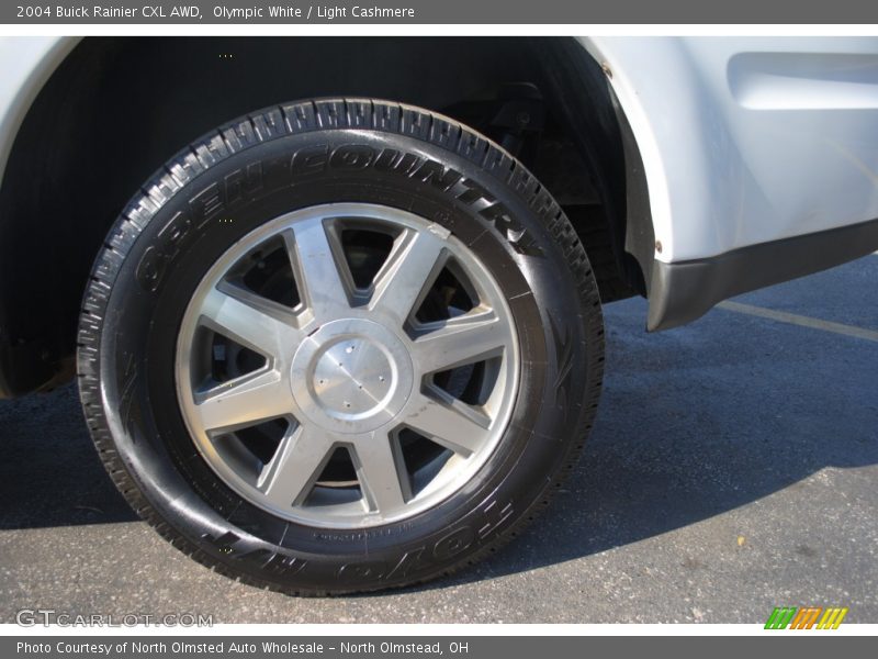 Olympic White / Light Cashmere 2004 Buick Rainier CXL AWD