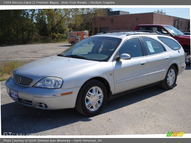 Silver Frost Metallic / Medium Graphite 2004 Mercury Sable LS Premium Wagon