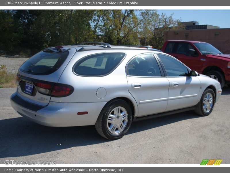 Silver Frost Metallic / Medium Graphite 2004 Mercury Sable LS Premium Wagon