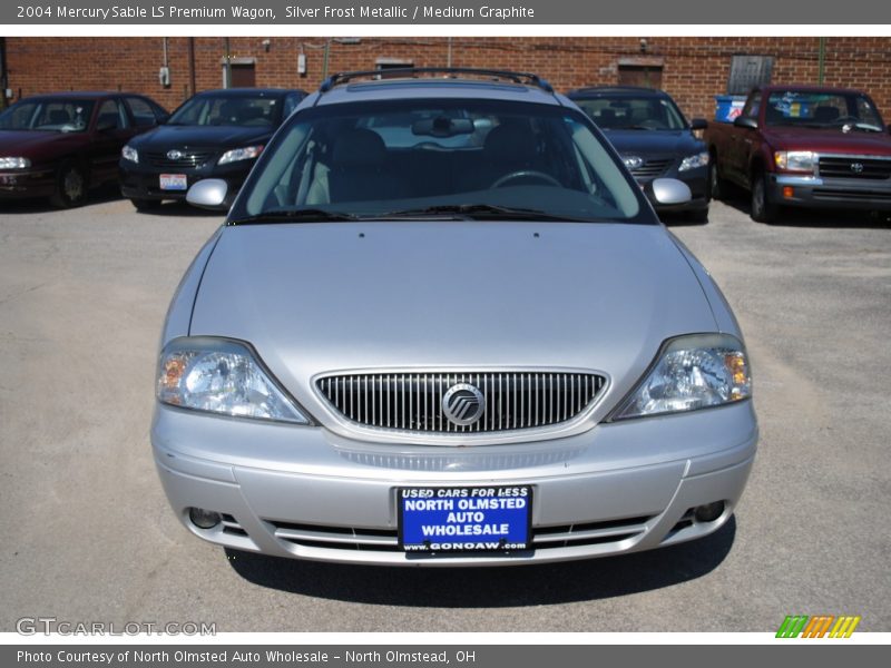 Silver Frost Metallic / Medium Graphite 2004 Mercury Sable LS Premium Wagon
